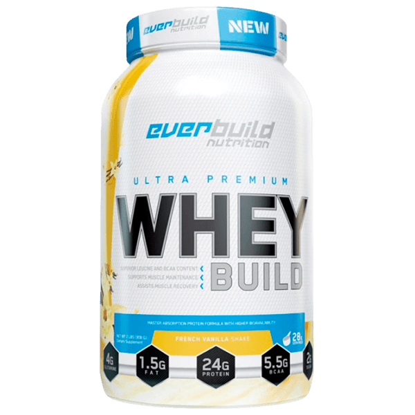 Протеин EverBuild Whey Build 908 г Мороженое, ваниль | порошок photo 1