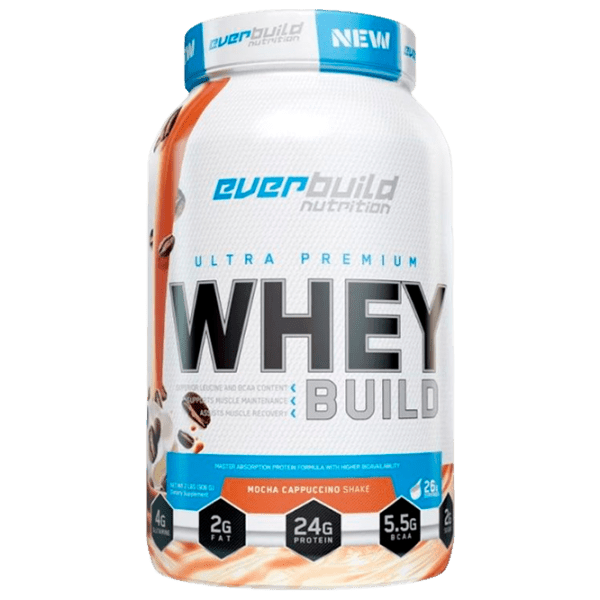 Proteină EverBuild Whey Build 908 g Moca-Cappuccino | praf photo 1