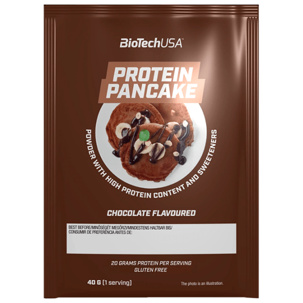Proteină BioTechUSA Protein Pancake 40 g Ciocolată | praf photo 1