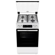 Aragaz Gorenje GK5C62WH White Tipul plitei: Pe gaz, 70 l, Tipul cuptorului: Electric
