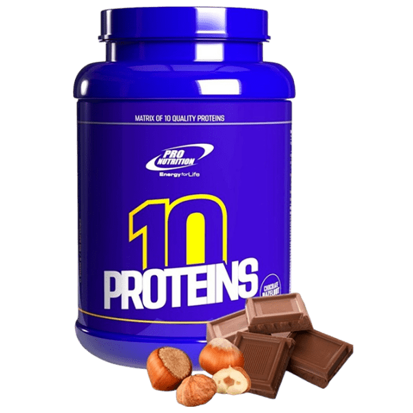 Proteină Pro Nutrition Powder 10 Proteins 2000 g Ciocolată , Alune | praf photo 1