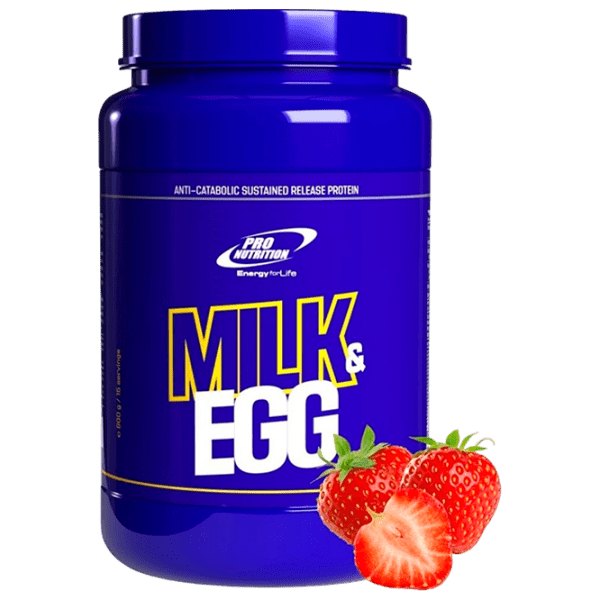 Proteină Pro Nutrition Protein Powder Milk & Egg 900 g Сăpșuni | praf photo 1