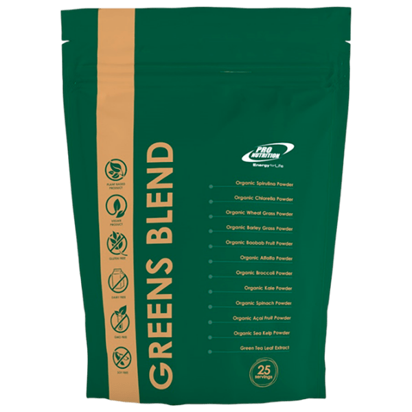 Proteină Pro Nutrition Protein Powder Vegan Greens Blend 250 g Mix de verdeață | praf photo 1