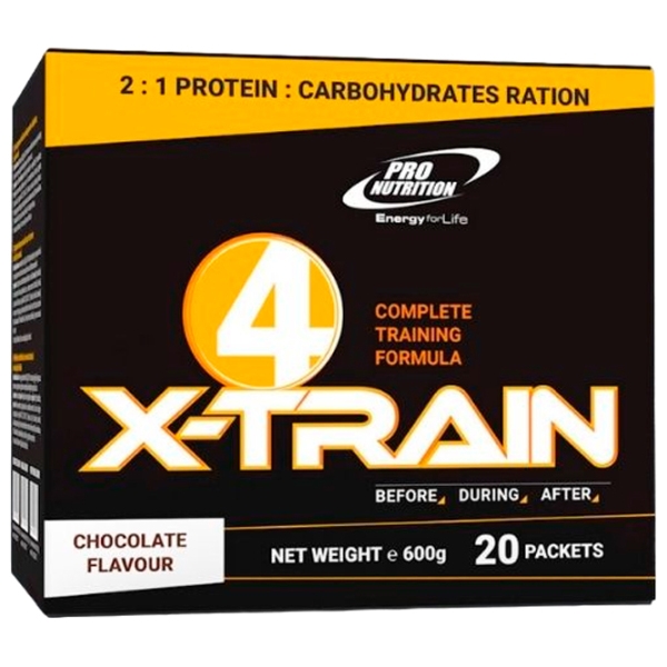 Proteină Pro Nutrition 4 X-Train 600 g Ciocolată | praf photo 2