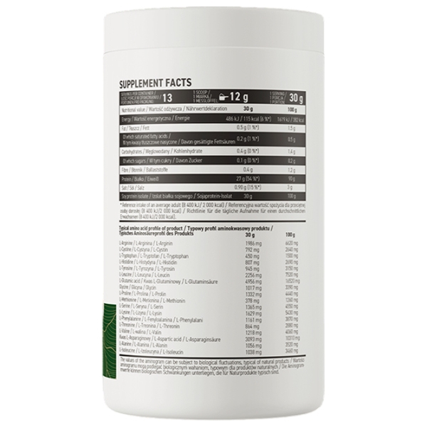 Протеин OstroVit Soy Protein isolate 390 г Естественный | порошок photo 3