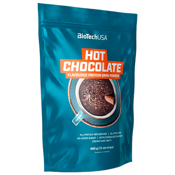 Протеин BioTechUSA Hot Chocolate protein drink 450 г Горячий шоколад | порошок photo 1