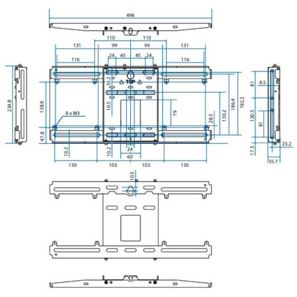 Suporturi pentru proiectoare Epson ELPMB75 White  photo 2