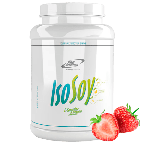 Proteină Pro Nutrition Iso Soy 2000 g Сăpșuni | praf photo 1