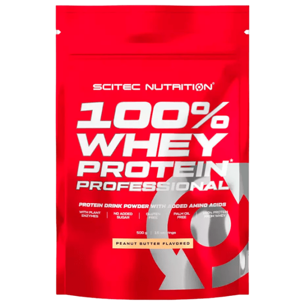 Протеин Scitec Nutrition 100% Whey Protein Professional 500 г Арахисовое масло | порошок photo 1