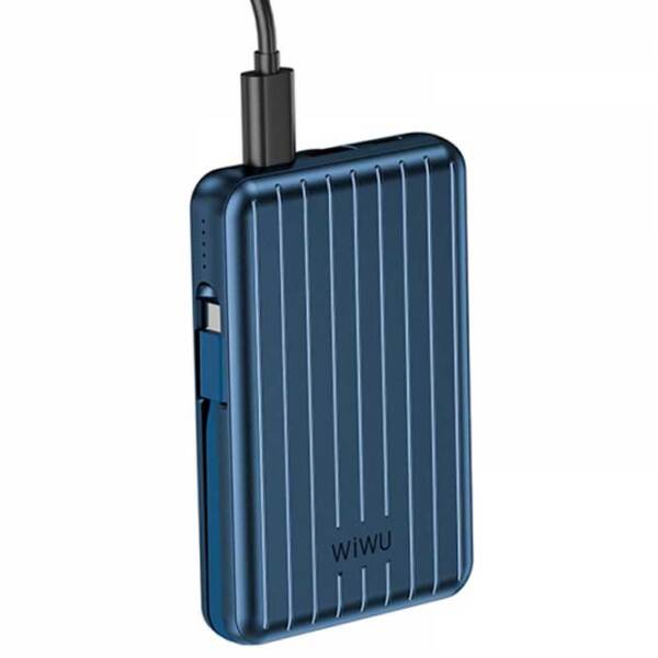 Power Bank 20000 мАч WIWU Trunk (22.5 Вт) Blue  photo 2