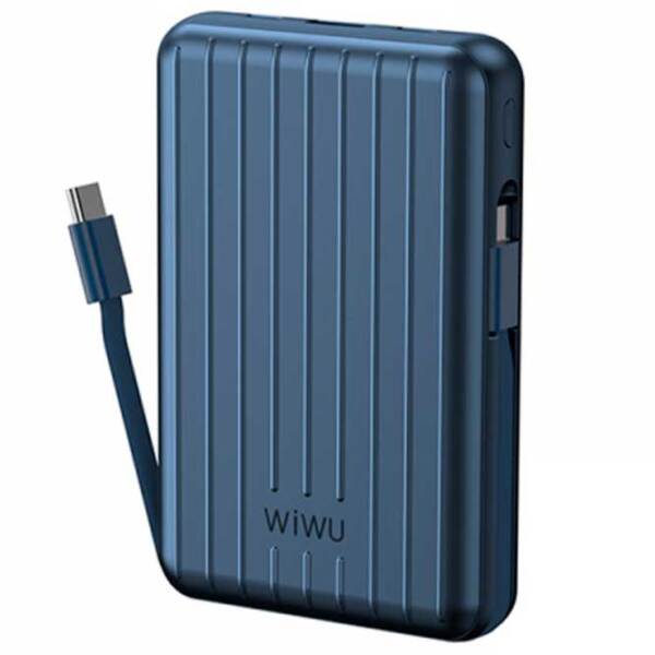 Power Bank 20000 мАч WIWU Trunk (22.5 Вт) Blue  photo 3