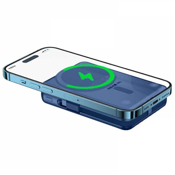 Power Bank 20000 мАч WIWU Trunk (22.5 Вт) Blue  photo 4