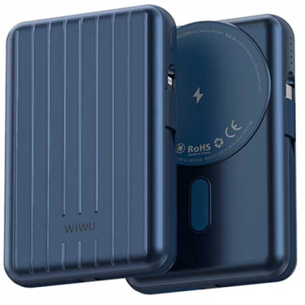 Power Bank 20000 мАч WIWU Trunk (22.5 Вт) Blue  photo 5