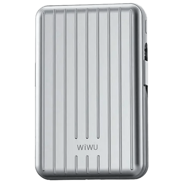 Power Bank 10000 мАч WIWU Trunk (22.5 Вт) Серебристый  photo 1