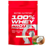 Proteină Scitec Nutrition 100% Whey Protein Professional 500 g Nucă de cocos | praf