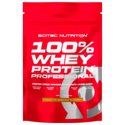 Proteină Scitec Nutrition 100% Whey Protein Professional 500 g Ciocolată, nuci | praf