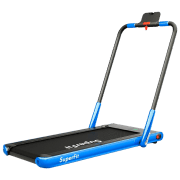 Bandă de alergat Costway SP37513DE-NY Blue 120 kg, 12 km/ h