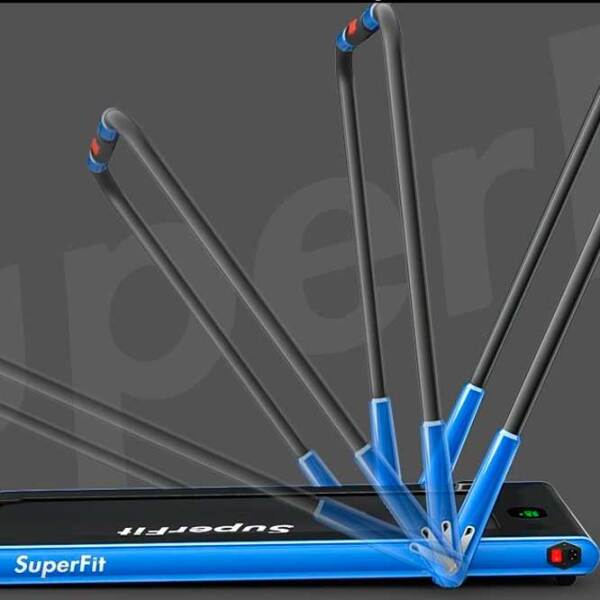 Беговая дорожка Costway SP37513DE-NY Blue 120 кг, 12 км/ ч photo 4