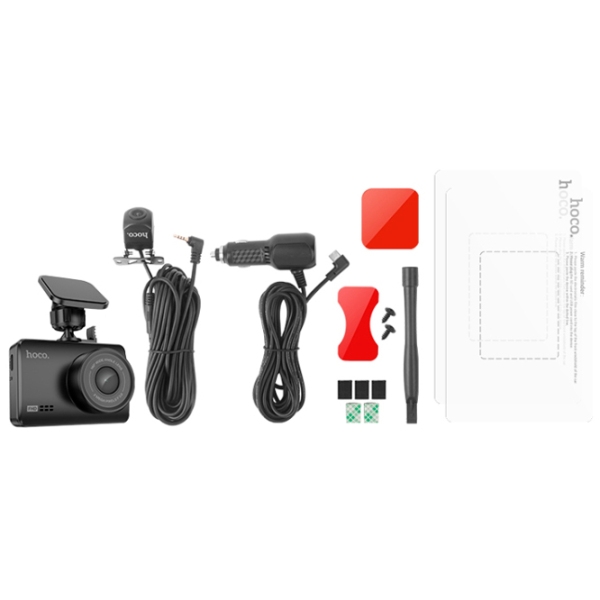 Видеорегистратор Hoco DV3 Driving Recorder Черный CMOS/ Черный photo 7