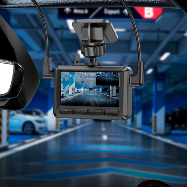 Видеорегистратор Hoco DV3 Driving Recorder Черный CMOS/ Черный photo 10