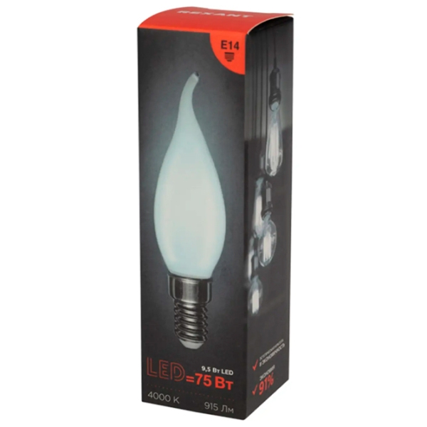 Bec LED cu filament Rexant 604-114 E14 | 9.5 W | White photo 2