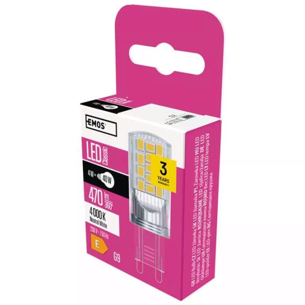Bec LED Horoz Classic ZQ9545 G9 | 4 W | White photo 4