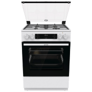 Aragaz Gorenje GKS6C70WF White Tipul plitei: Pe gaz, 71 l, Tipul cuptorului: Pe gaz