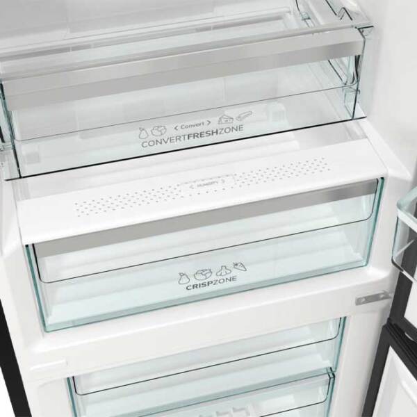 Frigider Gorenje NRK620ESYBK Black 235l / No Frost, 96l / No Frost, E photo 5