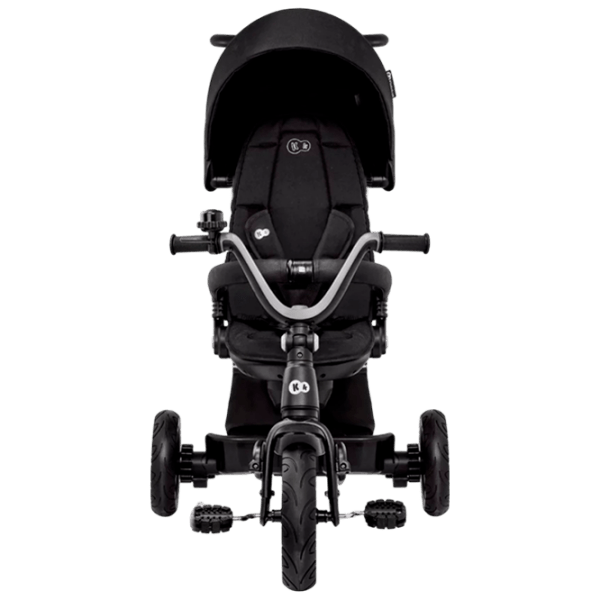 Triciclu KinderKraft EasyTwist Black Oțel/ Pentru copii photo 2