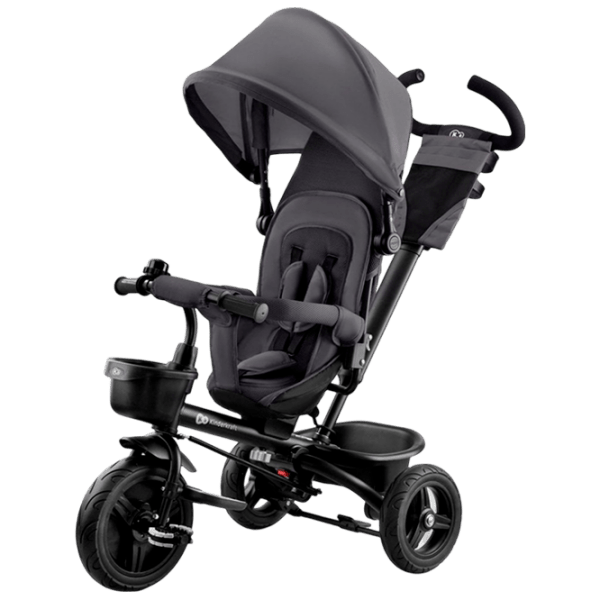 Triciclu KinderKraft Aveo Gray Oțel/ Pentru copii photo 1