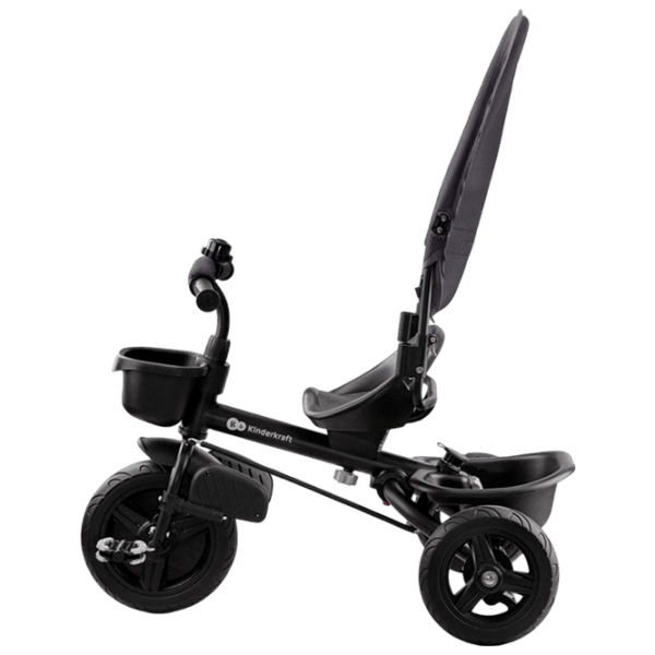 Triciclu KinderKraft Aveo Gray Oțel/ Pentru copii photo 6
