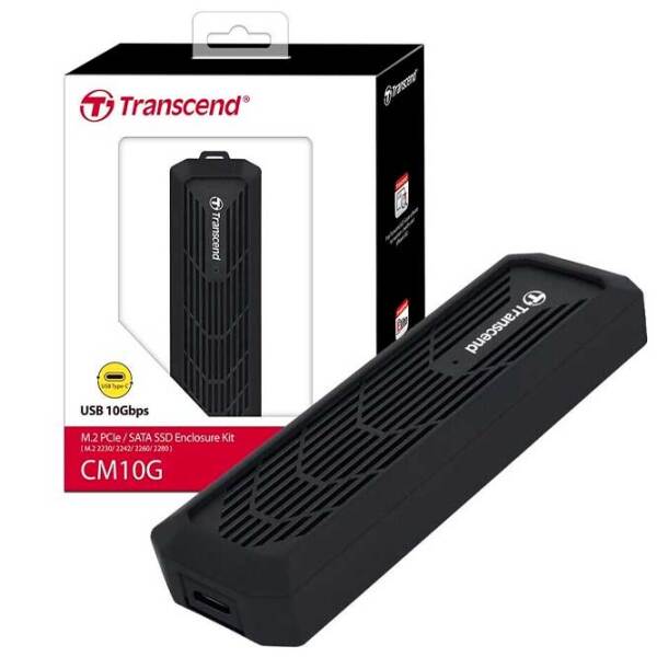 Carcasă externă pentru SSD Transcend CM10G Black USB 3.0 photo 2