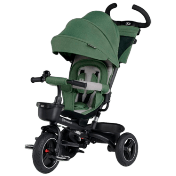 Triciclu KinderKraft Spinstep Green Metal/ Pentru copii photo 1