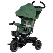 Triciclu KinderKraft Spinstep Green Metal/ Pentru copii