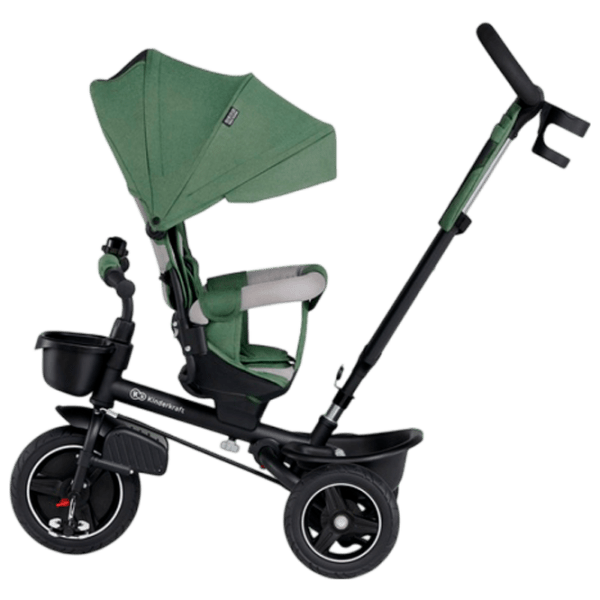 Triciclu KinderKraft Spinstep Green Metal/ Pentru copii photo 5