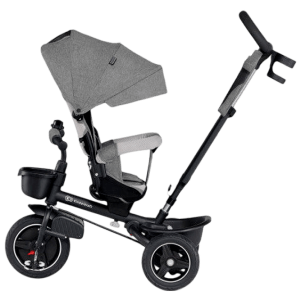 Triciclu KinderKraft Spinstep Gray Metal/ Pentru copii photo 3