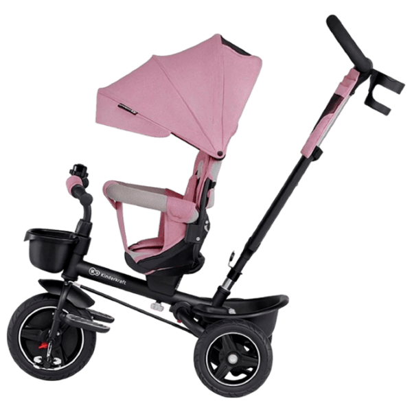 Triciclu KinderKraft Spinstep Pink Metal/ Pentru copii photo 2