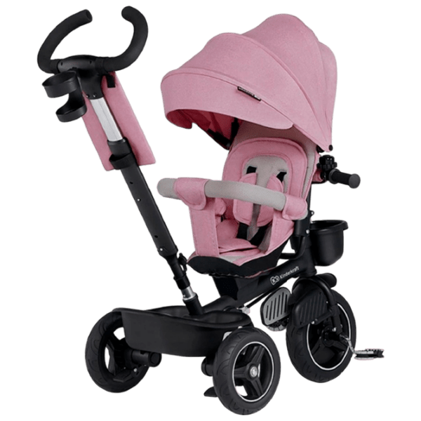 Triciclu KinderKraft Spinstep Pink Metal/ Pentru copii photo 3