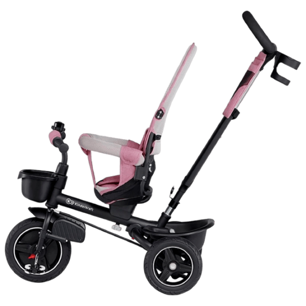 Triciclu KinderKraft Spinstep Pink Metal/ Pentru copii photo 5