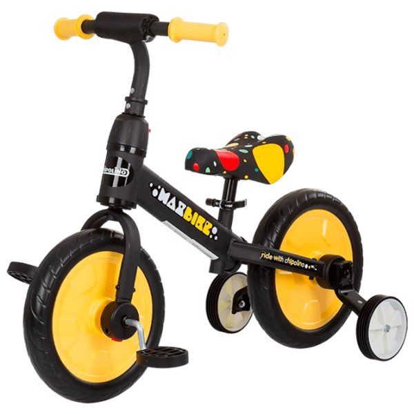 Bicicletă fără pedale Chipolino Max Bike 10" Yellow  Metal / Pentru copii photo 1