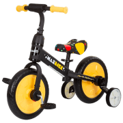 Bicicletă fără pedale Chipolino Max Bike 10" Yellow  Metal / Pentru copii