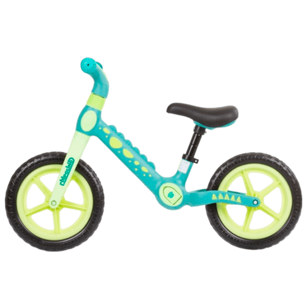 Bicicletă fără pedale Chipolino Dino 12" 12" Green  Metal / Pentru copii photo 2