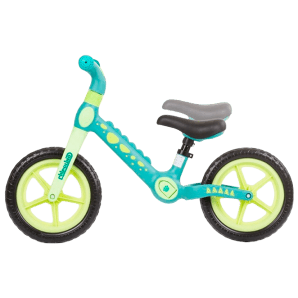 Bicicletă fără pedale Chipolino Dino 12" 12" Green  Metal / Pentru copii photo 3