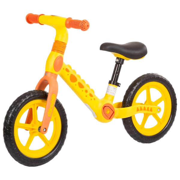 Беговел Chipolino Дино 12" 12" Желтый Металл / Детский photo 1