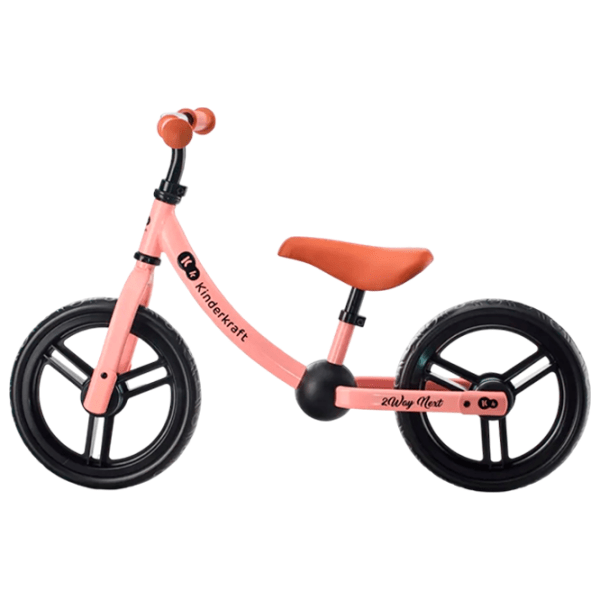 Bicicletă fără pedale KinderKraft 2Way Next 11" 11" Pink  Metal / Pentru copii photo 3