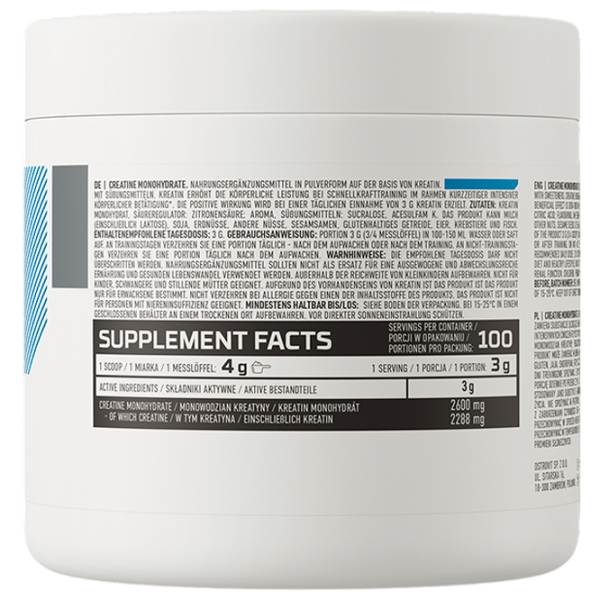 Creatină OstroVit Creatine Monohydrate (5902232617603) 300 g photo 3