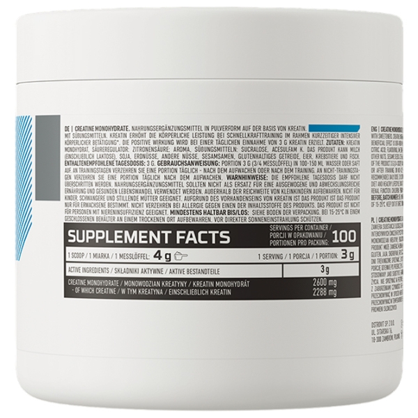 Creatină OstroVit Creatine Monohydrate (5902232611489) 300 g photo 3
