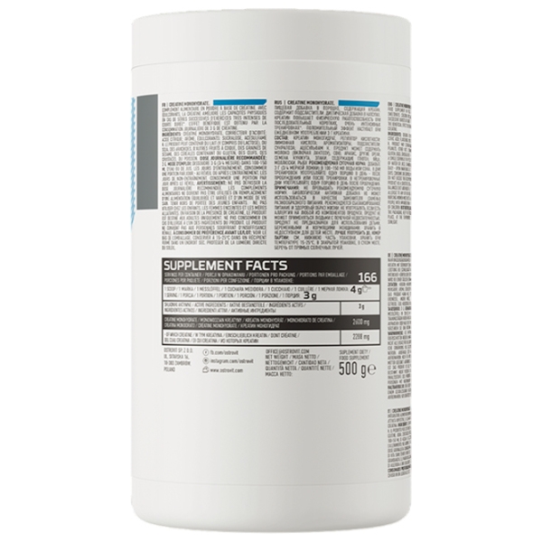 Creatină OstroVit Creatine Monohydrate (5902232617641) 500 g photo 3