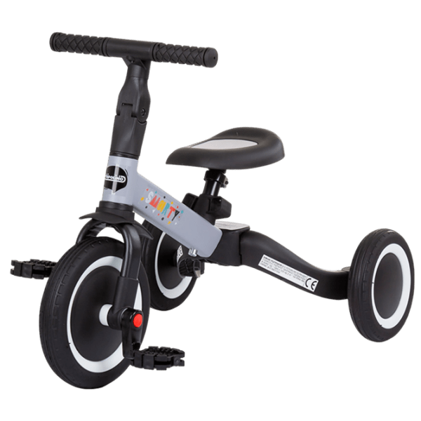 Triciclu Chipolino Smarty Gray Metal/ Pentru copii photo 1