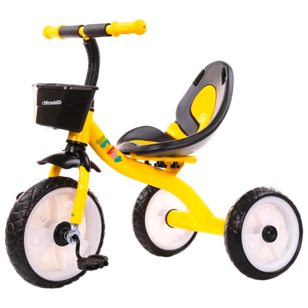 Triciclu Chipolino Strike Yellow Metal/ Pentru copii photo 1